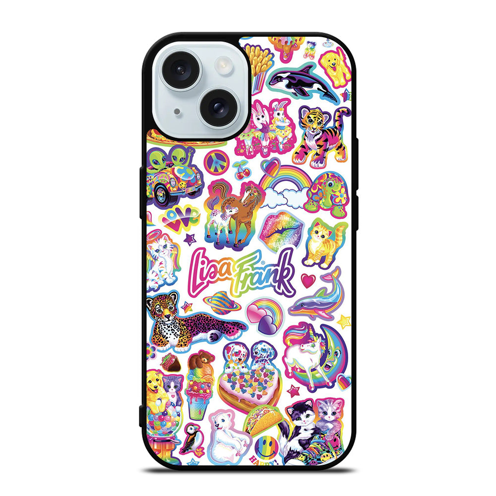 LISA FRANK PATTERN iPhone 15 Case Cover