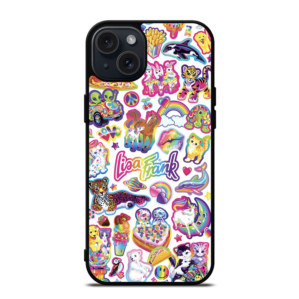 LISA FRANK PATTERN iPhone 15 Plus Case Cover casecentro LISA FRANK PATTERN iPhone 15 Plus Case Cover casecentro