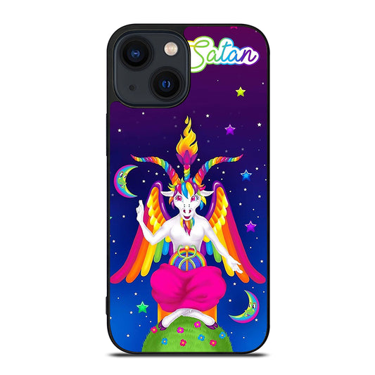 LISA FRANK RAINBOW BAPHOMET iPhone 14 Plus Case Cover