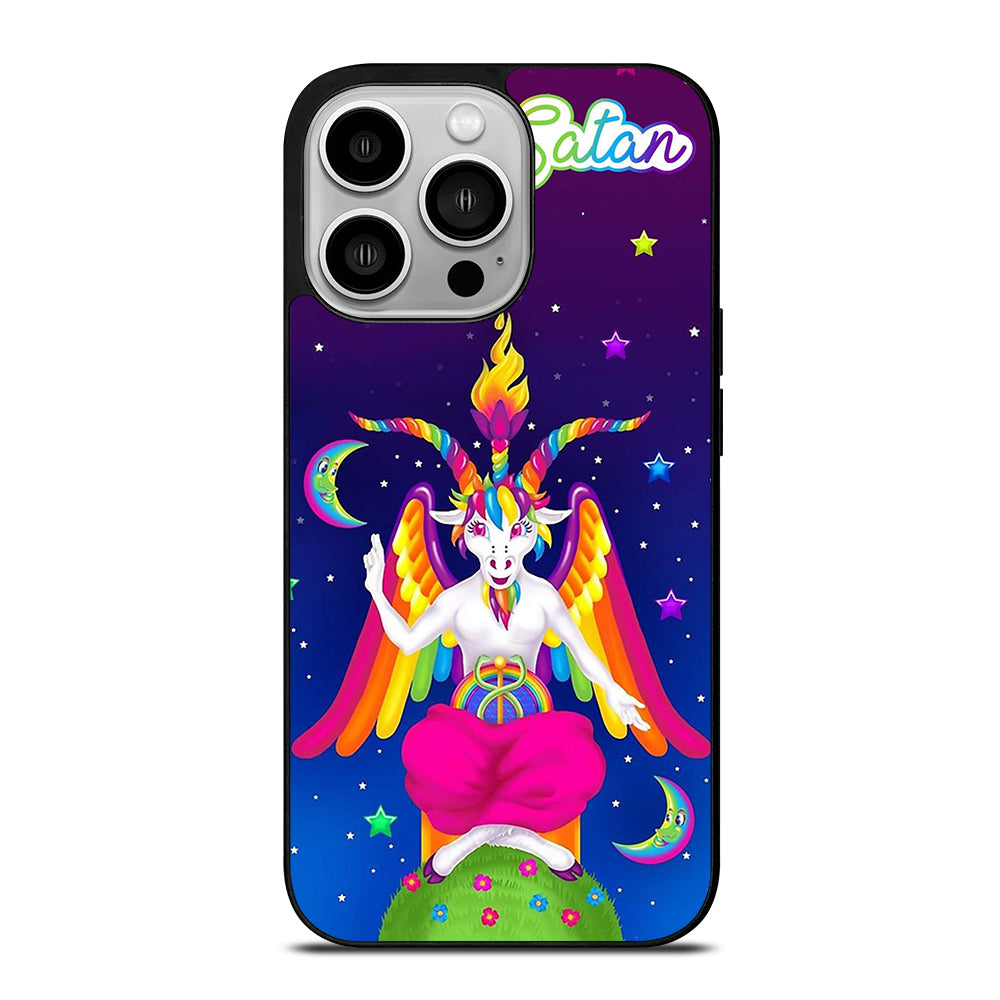 LISA FRANK RAINBOW BAPHOMET iPhone 14 Pro Case Cover