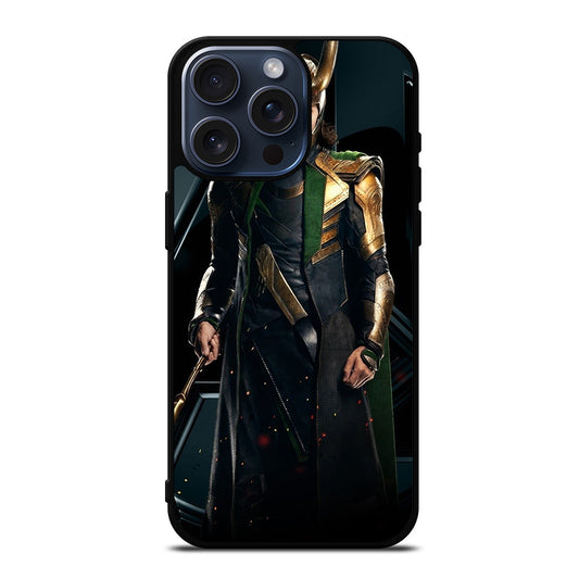 LOKI AVENGERS MARVEL SUPERHERO iPhone 15 Pro Max Case Cover