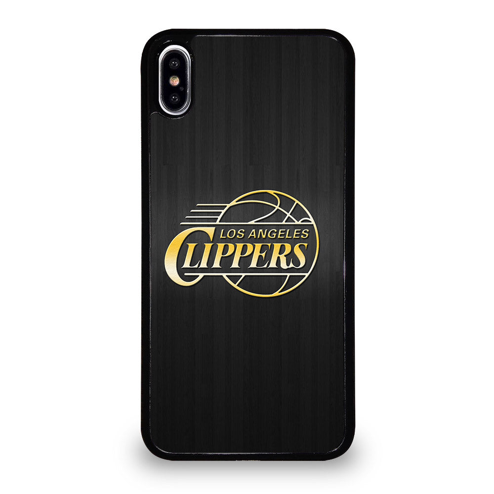 LOS ANGELES CLIPPERS WOODEN GOLD iPhone XS Max Case Cover