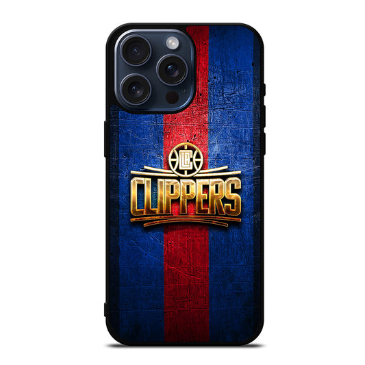 LOS ANGELES CLIPPERS GOLD LOGO iPhone 15 Pro Max Case Cover
