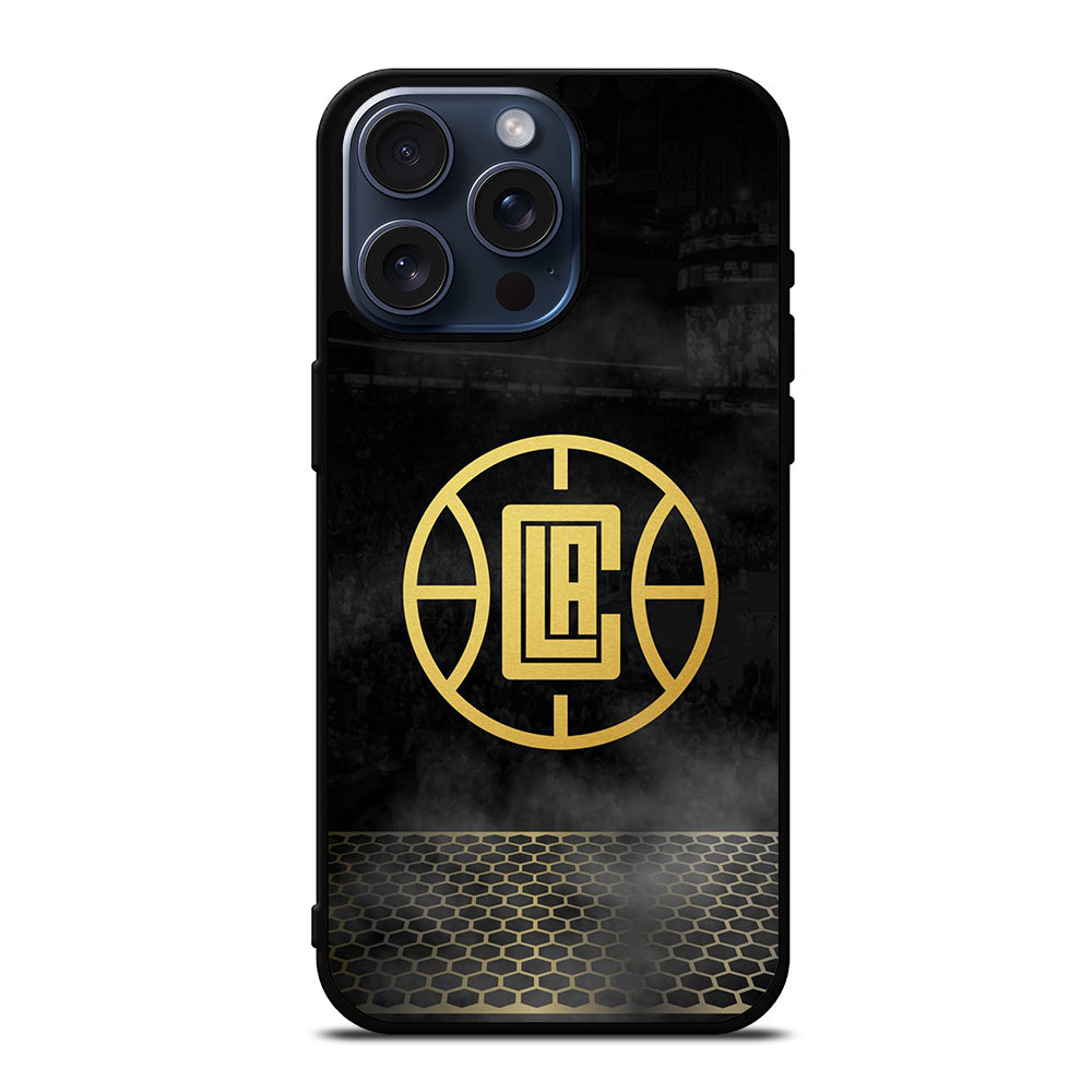 LOS ANGELES CLIPPERS GOLD iPhone 15 Pro Max Case Cover