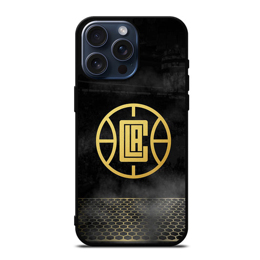 LOS ANGELES CLIPPERS GOLD iPhone 15 Pro Max Case Cover