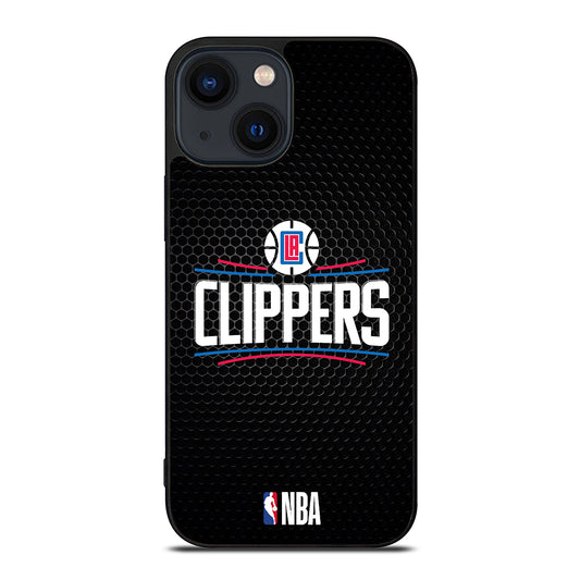 LOS ANGELES CLIPPERS METAL LOGO iPhone 14 Plus Case Cover