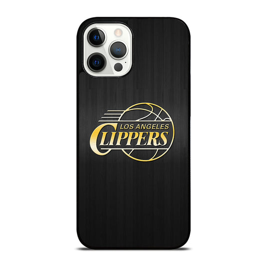 LOS ANGELES CLIPPERS WOODEN GOLD iPhone 12 Pro Max Case Cover