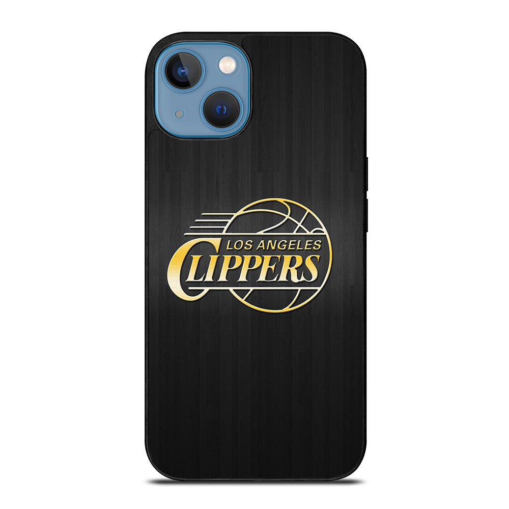LOS ANGELES CLIPPERS WOODEN GOLD iPhone 13 Case Cover