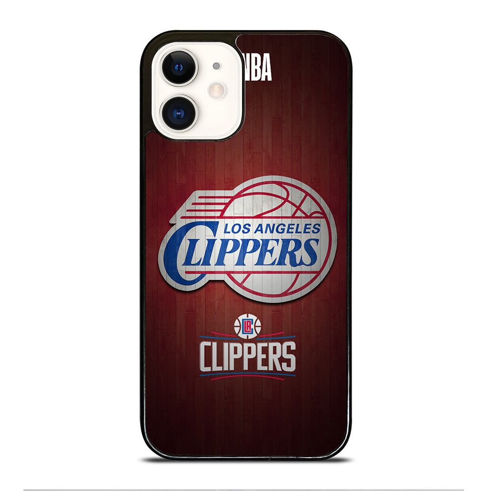 LOS ANGELES CLIPPERS WOODEN LOGO iPhone 12 Case Cover