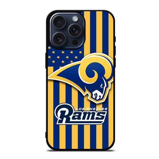 LOS ANGELES RAMS LOGO 1 iPhone 15 Pro Max Case Cover