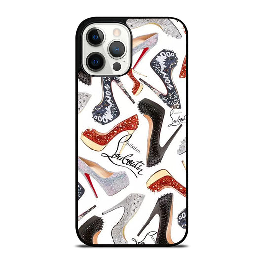 LOUBOUTIN LOGO PATTERN iPhone 12 Pro Max Case Cover