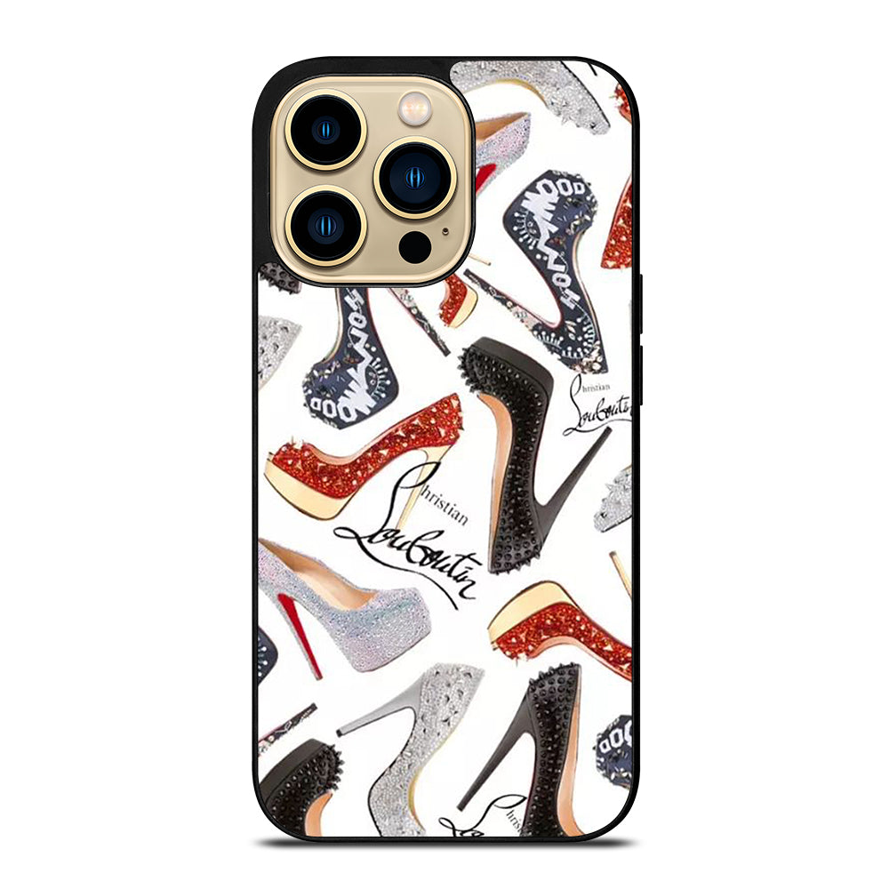 LOUBOUTIN LOGO PATTERN iPhone 14 Pro Max Case Cover