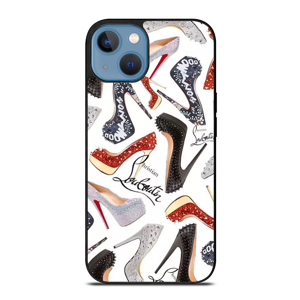 LOUBOUTIN LOGO PATTERN iPhone 13 Case Cover