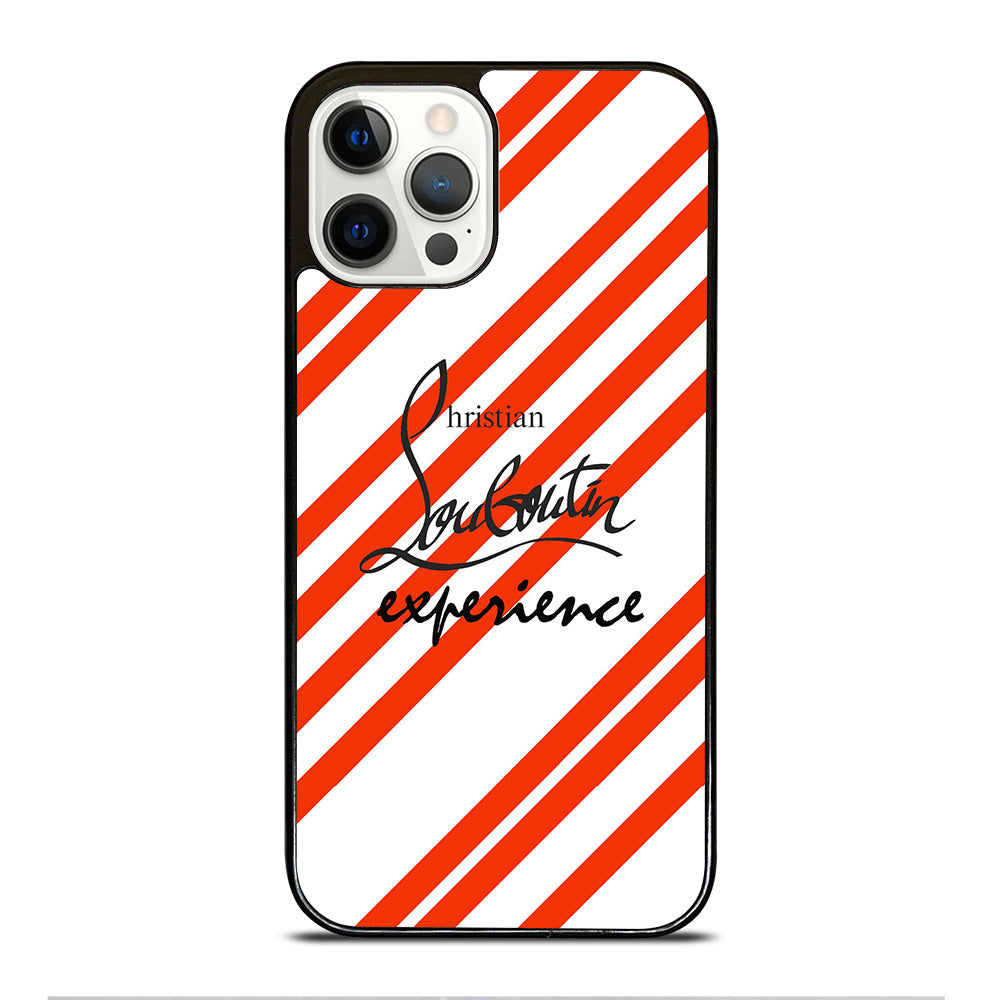 LOUBOUTIN LOGO STRIPE iPhone 12 Pro Case Cover