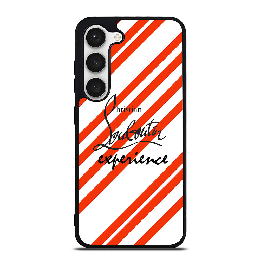 LOUBOUTIN LOGO STRIPE Samsung Galaxy S23 Case Cover