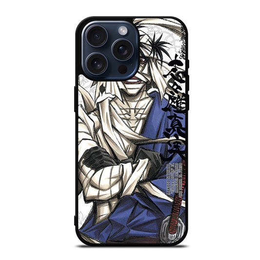 MAKOTO SAMURAI X RUROUNI KENSHIN ART iPhone 15 Pro Max Case Cover