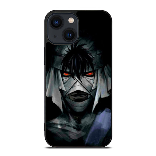 MAKOTO SAMURAI X RUROUNI KENSHIN FACE iPhone 14 Plus Case Cover