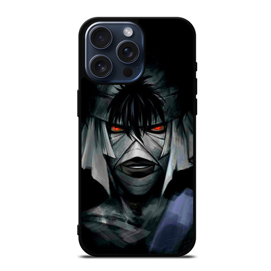 MAKOTO SAMURAI X RUROUNI KENSHIN FACE iPhone 15 Pro Max Case Cover