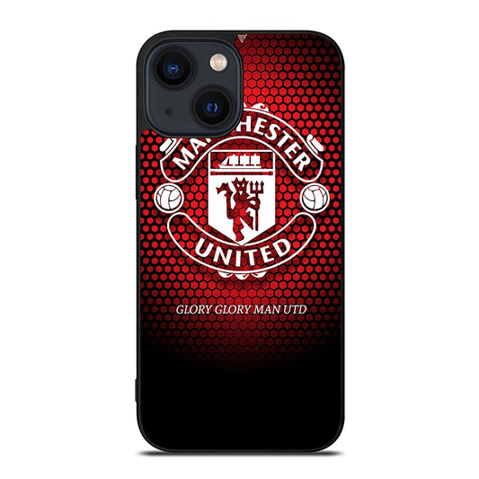 MANCHESTER UNITED SOCCER LOGO 1 iPhone 14 Plus Case Cover