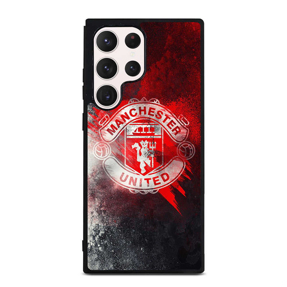 MANCHESTER UNITED SOCCER LOGO 3 Samsung Galaxy S23 Ultra Case Cover