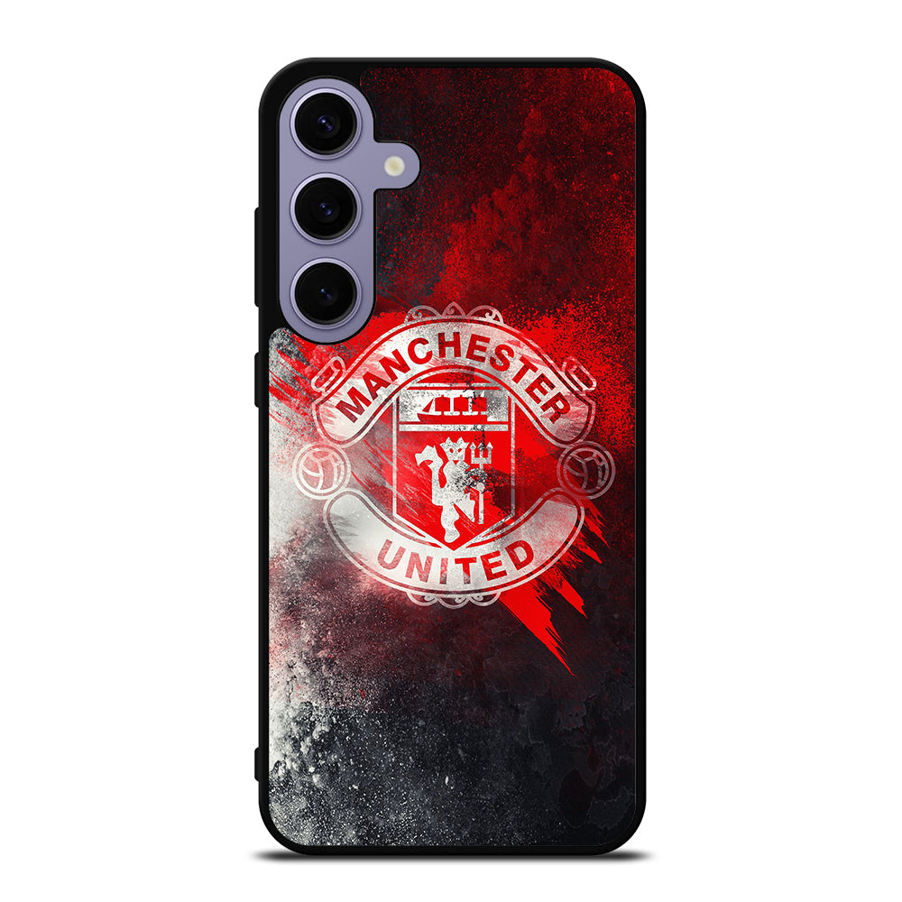 MANCHESTER UNITED SOCCER LOGO 3 Samsung Galaxy S24 Plus Case Cover
