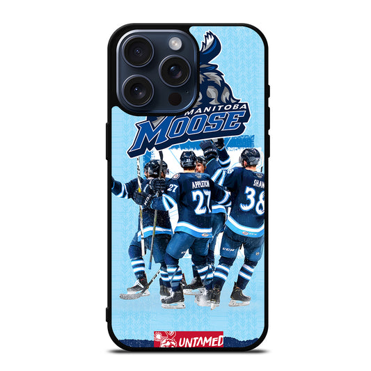 MANITOBA MOOSE NHL LOGO 2 iPhone 15 Pro Max Case Cover