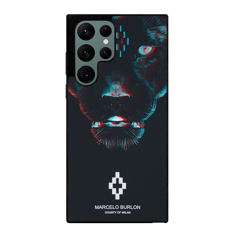 MARCELO BURLON BLACK PANTHER Samsung Galaxy S22 Ultra Case Cover