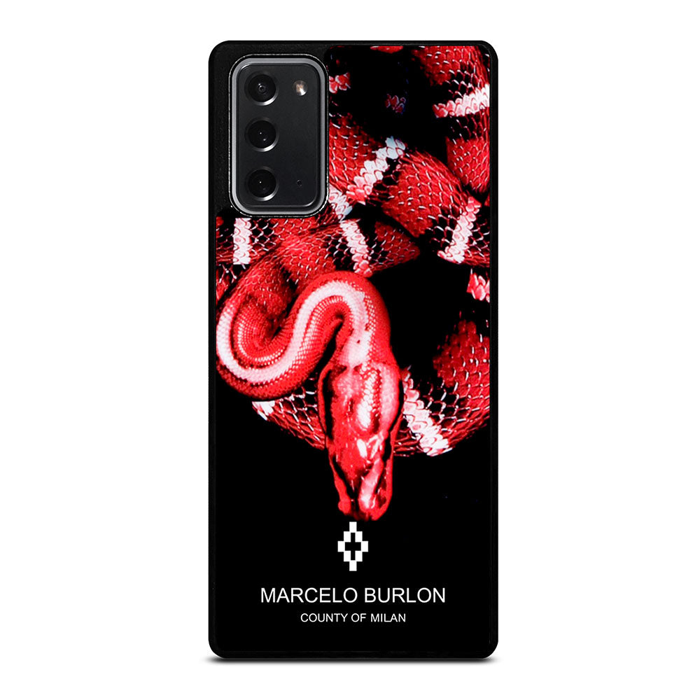 MARCELO BURLON SNAKE RED Samsung Galaxy Note 20 Case Cover