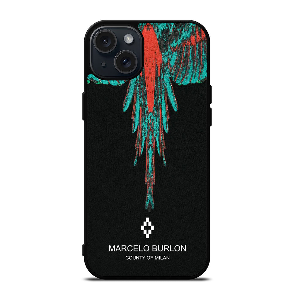 MARCELO BURLON BIRD 2 iPhone 15 Plus Case Cover