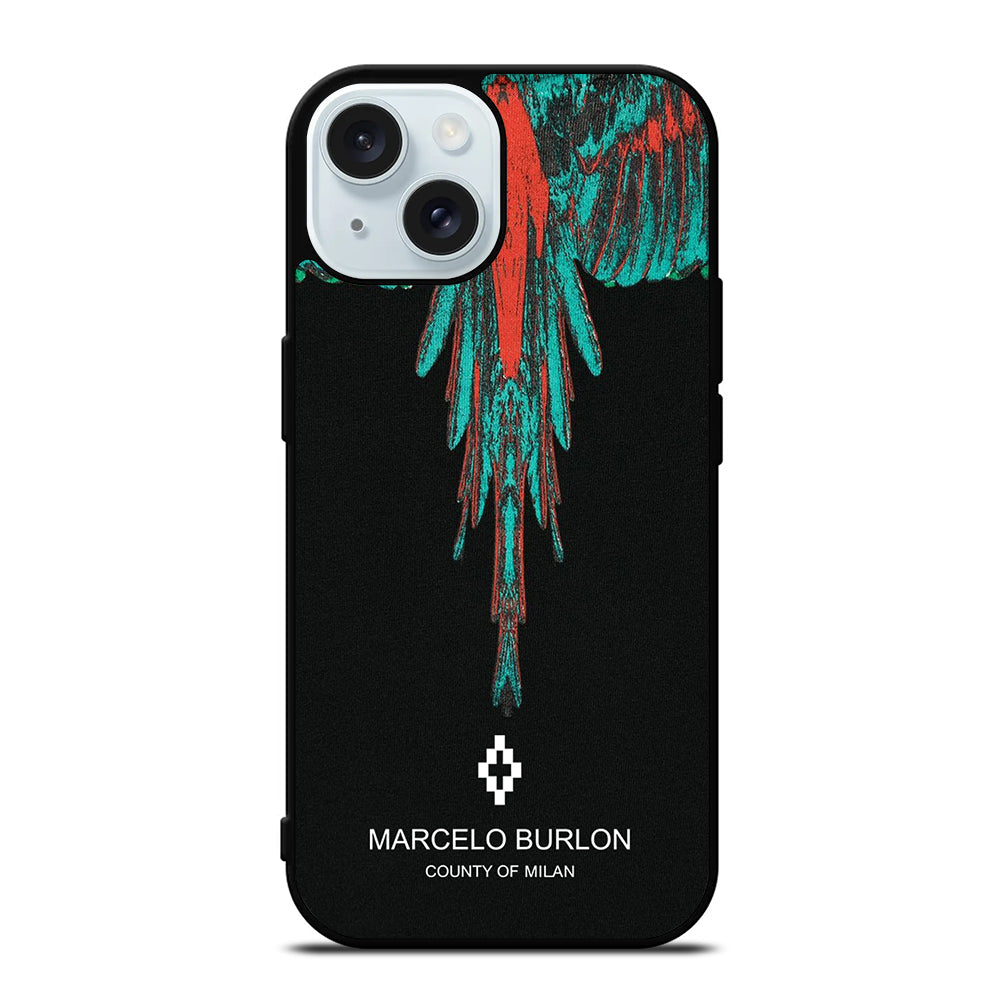 MARCELO BURLON BIRD 2 iPhone 15 Case Cover