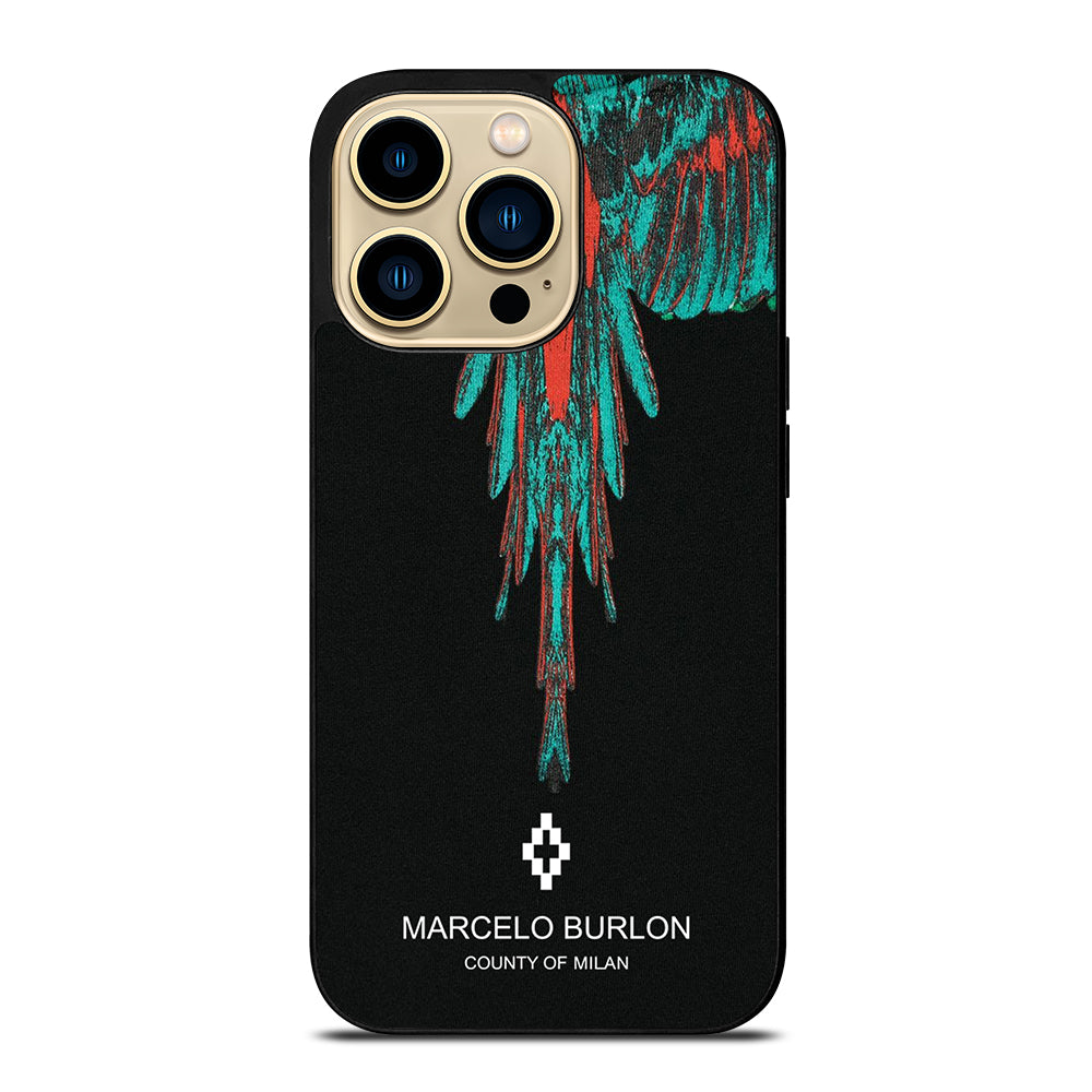 MARCELO BURLON BIRD 2 iPhone 14 Pro Max Case Cover