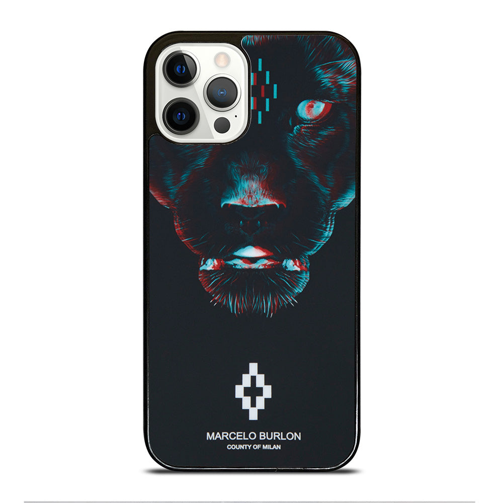 MARCELO BURLON BLACK PANTHER iPhone 12 Pro Case Cover