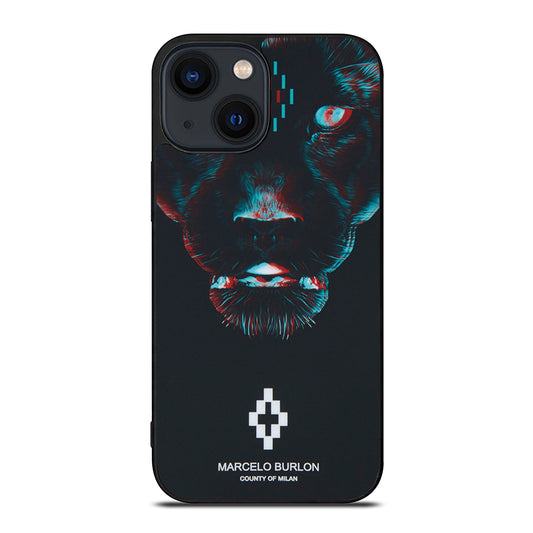 MARCELO BURLON BLACK PANTHER iPhone 14 Plus Case Cover