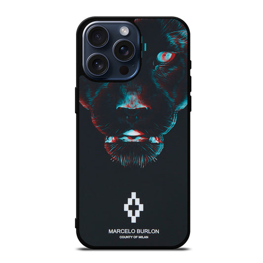 MARCELO BURLON BLACK PANTHER iPhone 15 Pro Max Case Cover