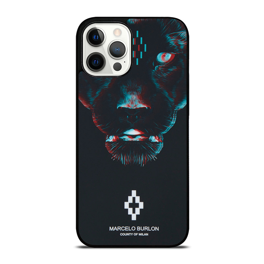 MARCELO BURLON BLACK PANTHER iPhone 12 Pro Max Case Cover
