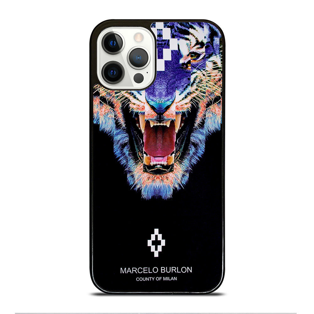 MARCELO BURLON BLUE LION iPhone 12 Pro Case Cover