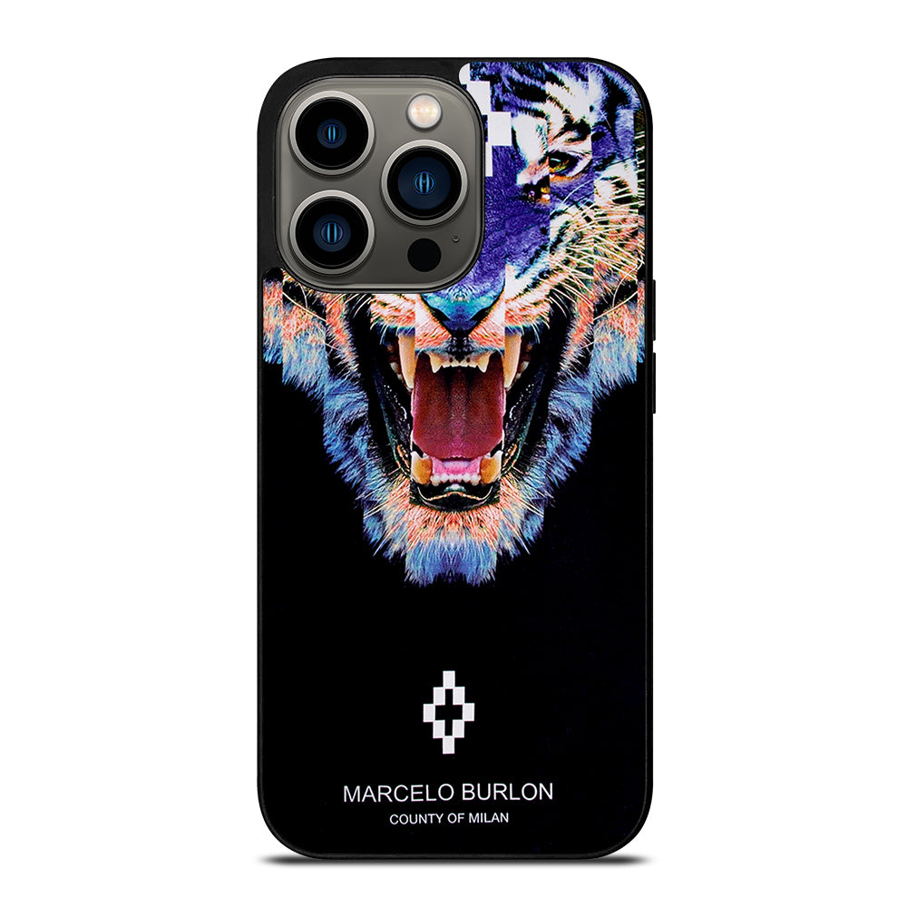 MARCELO BURLON BLUE LION iPhone 13 Pro Case Cover