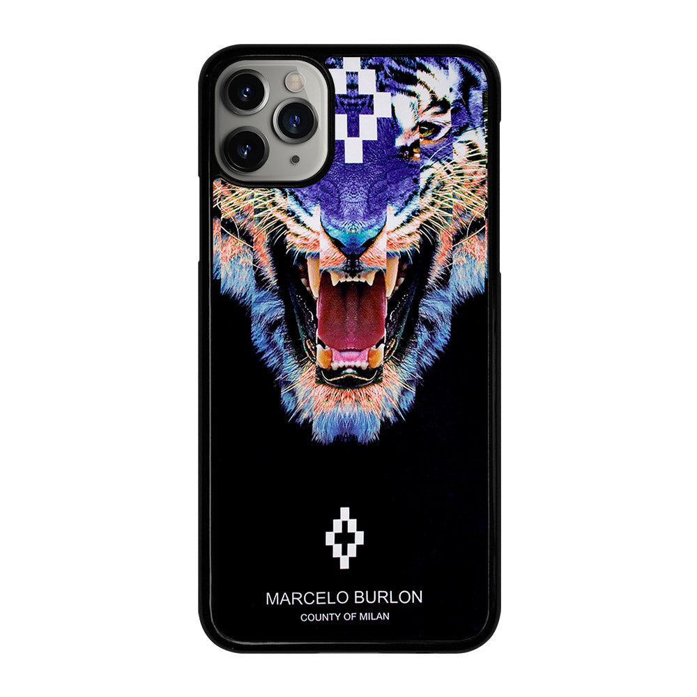 MARCELO BURLON BLUE LION iPhone 11 Pro Max Case Cover
