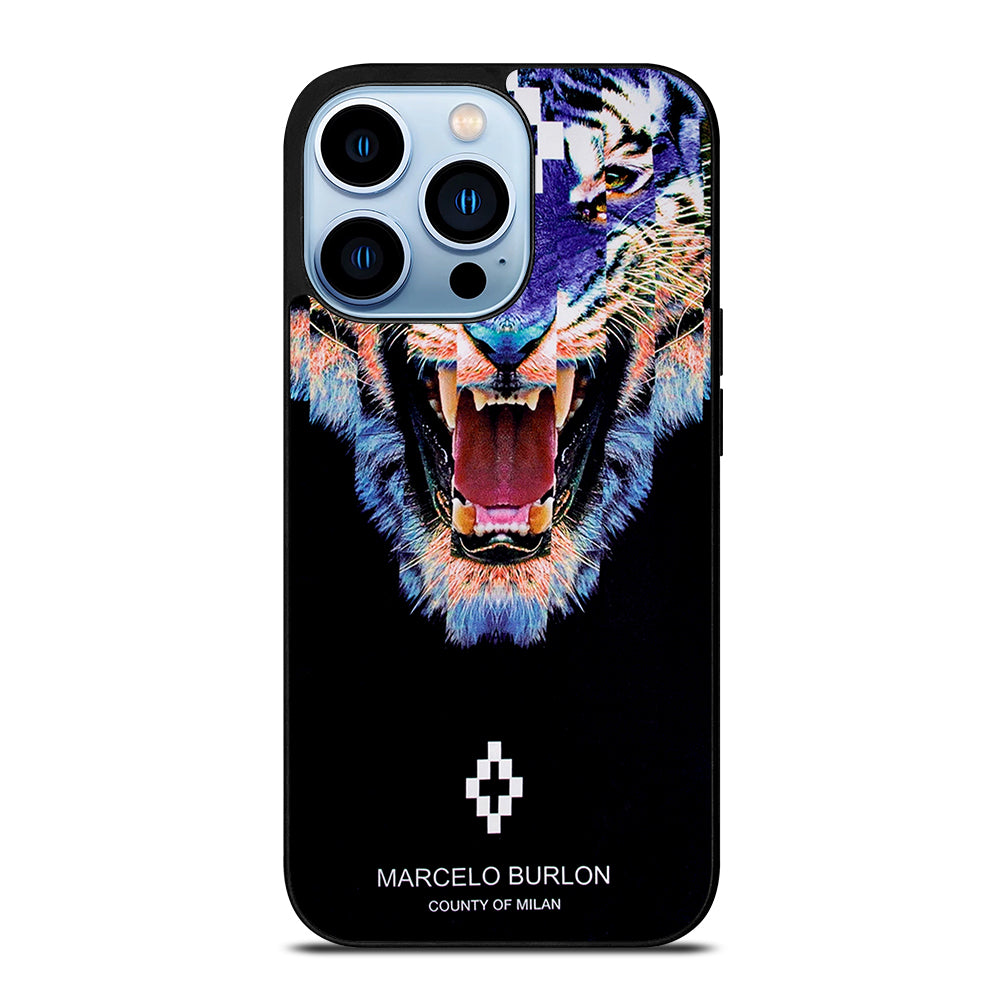 MARCELO BURLON BLUE LION iPhone 13 Pro Max Case Cover
