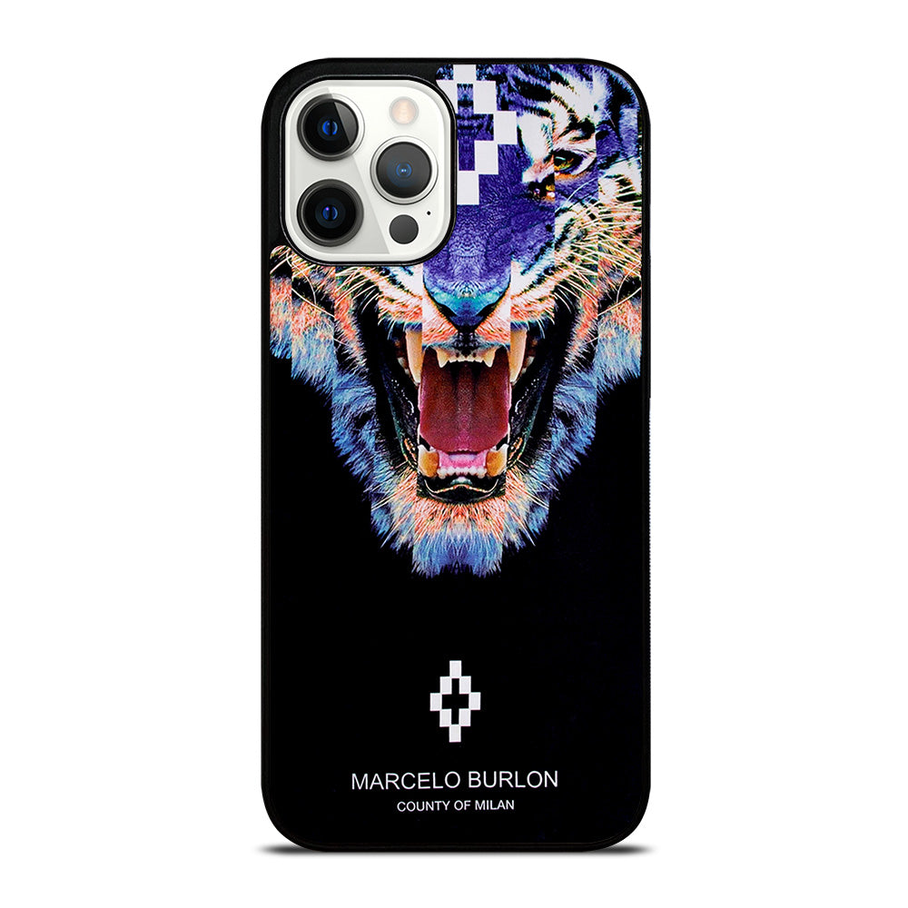 MARCELO BURLON BLUE LION iPhone 12 Pro Max Case Cover