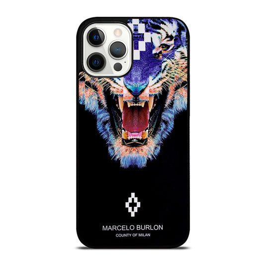 MARCELO BURLON BLUE LION iPhone 12 Pro Max Case Cover