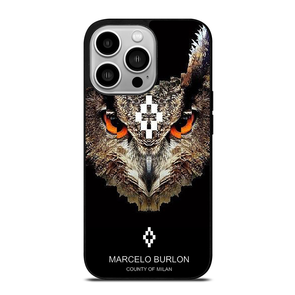 MARCELO BURLON OWL NEW iPhone 14 Pro Case Cover