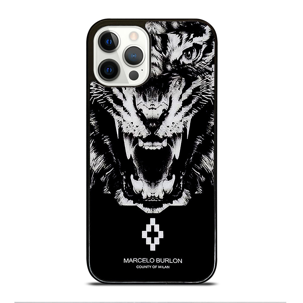 MARCELO BURLON WHITE LION iPhone 12 Pro Case Cover