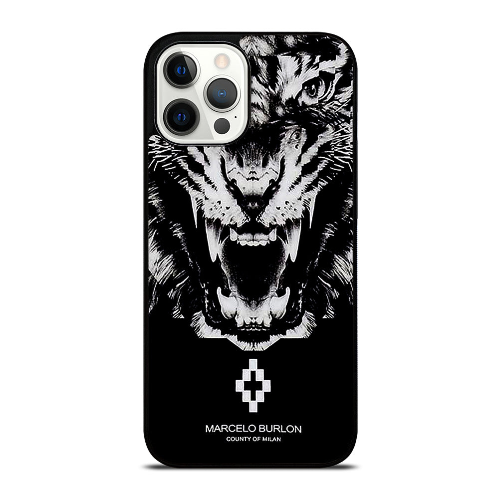 MARCELO BURLON WHITE LION iPhone 12 Pro Max Case Cover