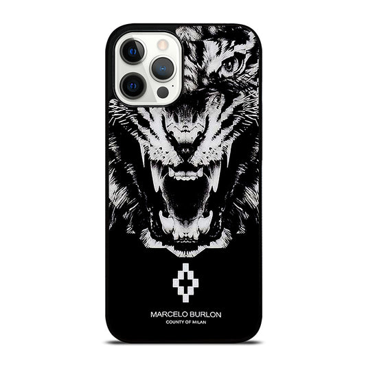 MARCELO BURLON WHITE LION iPhone 12 Pro Max Case Cover