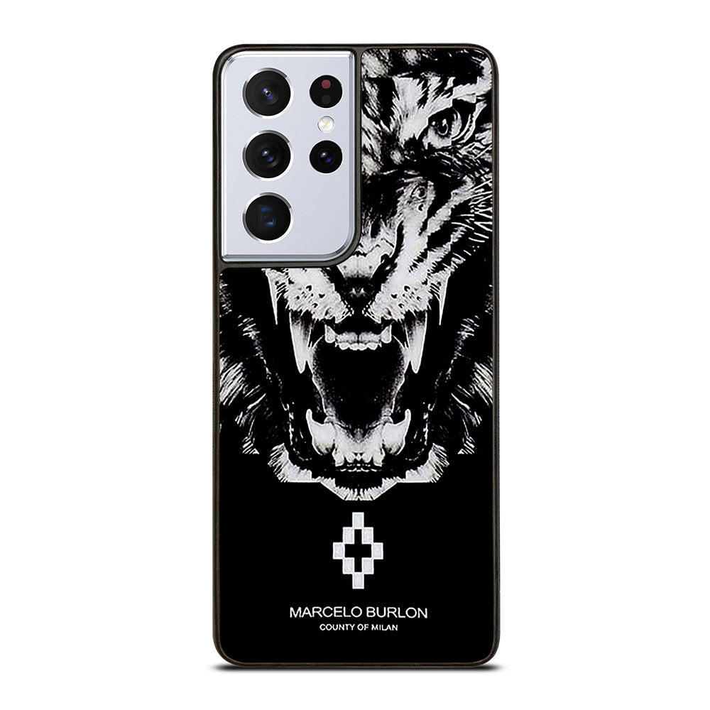 MARCELO BURLON WHITE LION Samsung Galaxy S21 Ultra Case Cover