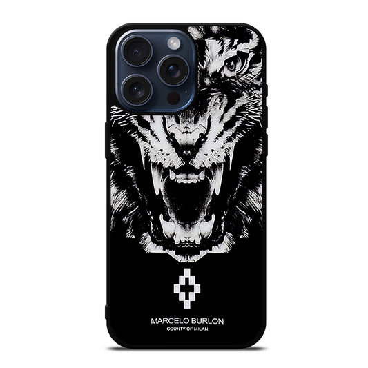 MARCELO BURLON WHITE LION iPhone 15 Pro Max Case Cover
