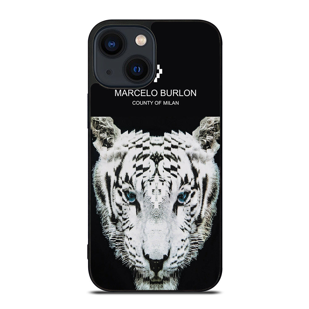 MARCELO BURLON WHITE TIGER iPhone 14 Plus Case Cover