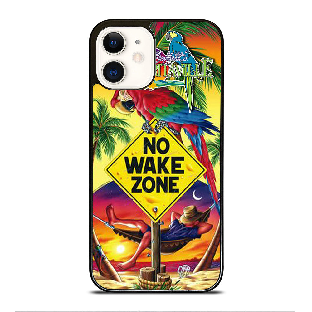 MARGARITAVILLE JIMMY BUFFETT'S NO WAKE ZONE iPhone 12 Case Cover