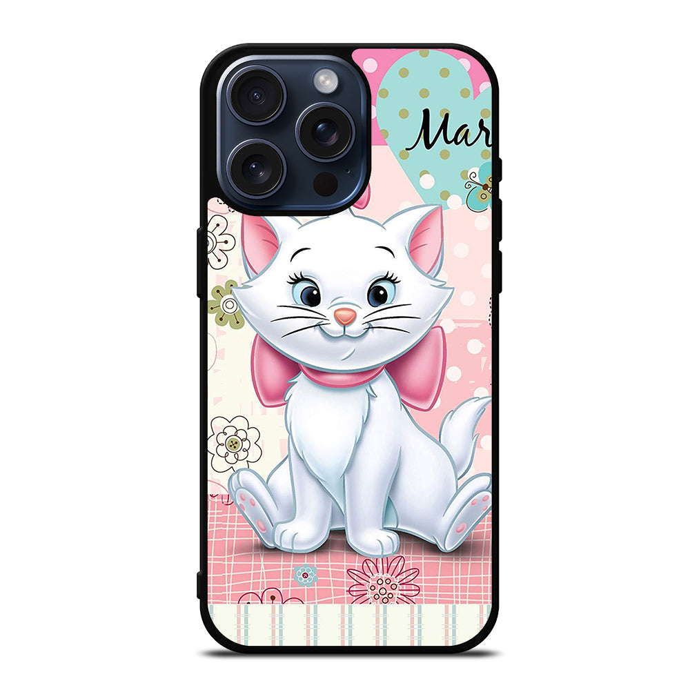 MARIE THE ARISTOCATS CAT CUTE CARTOON iPhone 15 Pro Max Case Cover